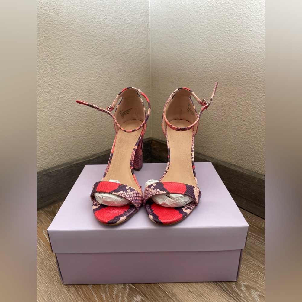 Red snake heels